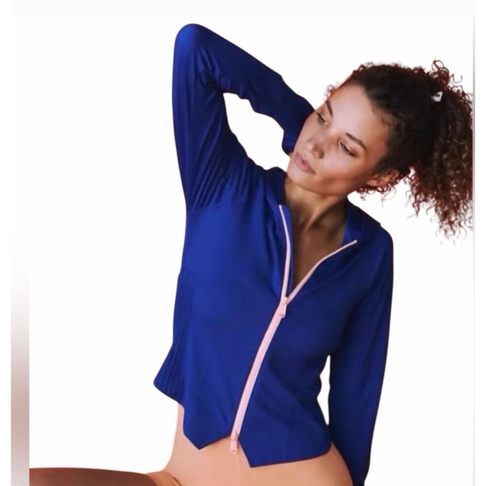 Women Free People Playin' for Keeps Layer Jacket Sapphire Skies Combo Large